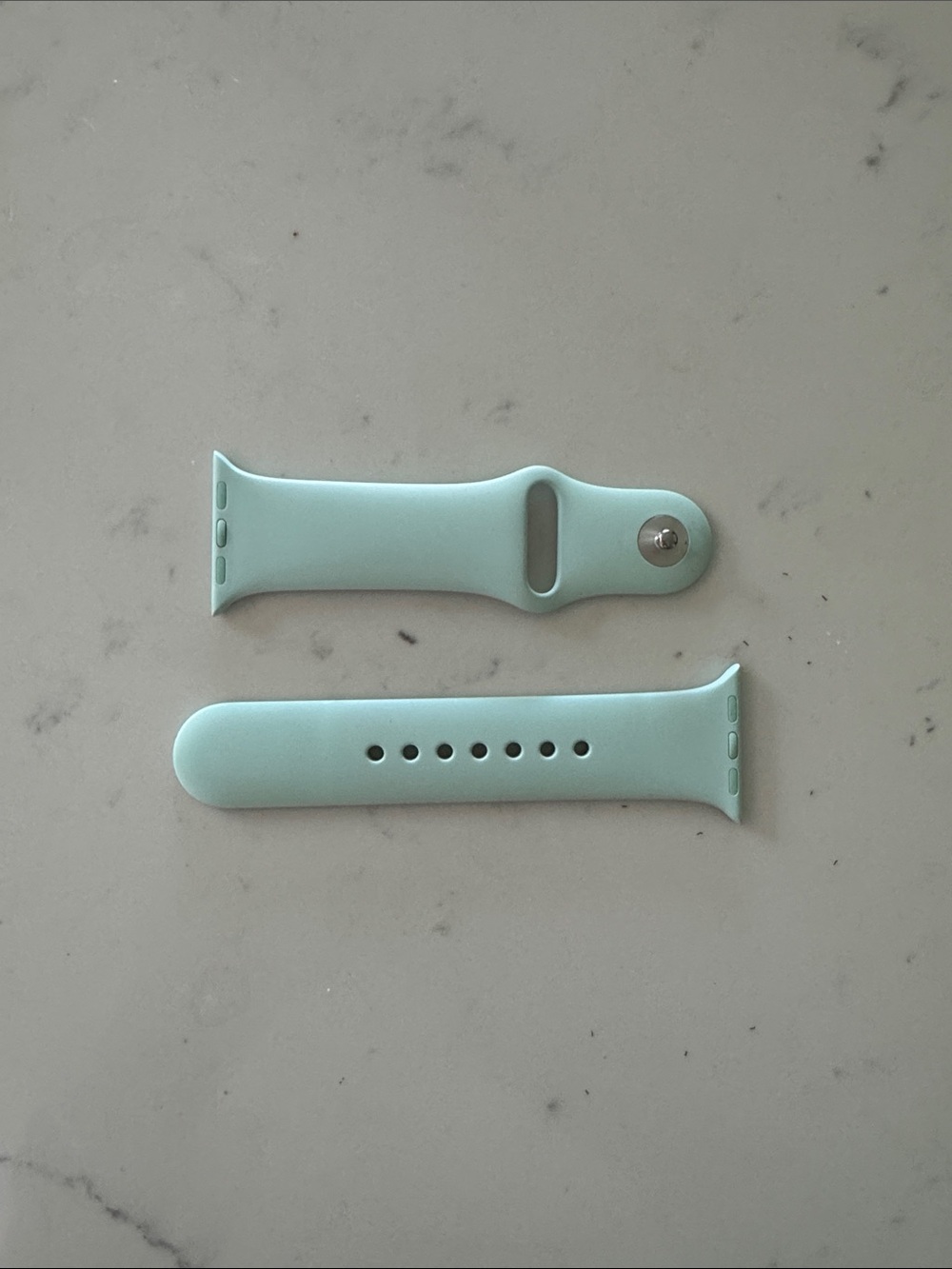 Apple Mint Green Silicone Watch Band S/M, 40mm
